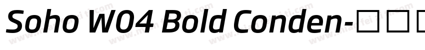 Soho W04 Bold Conden字体转换